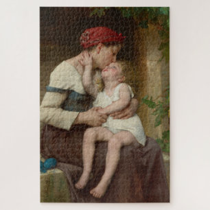 Loving Mother with her Adorable Child (Perrault) Jigsaw Puzzle