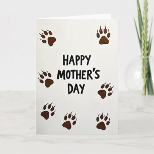 Loving Mothers Day Animal Art Card
