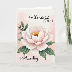 Loving Mothers Day Daughter Card