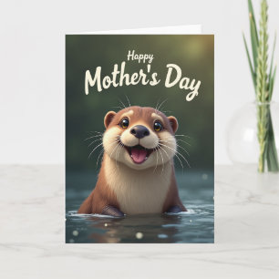 Loving Mothers Day Joyful Art Card