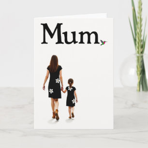 Loving Mothers Day Walk Design Card