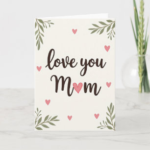 Loving Mothers Message Card