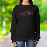 Loving Myself Pink Script Typography