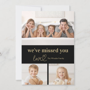 Loving Note EDITABLE COLOR Holiday Photo Card