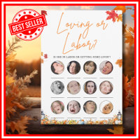 LOVING OR LABOR Baby Shower Game LITTLE PUMPKIN