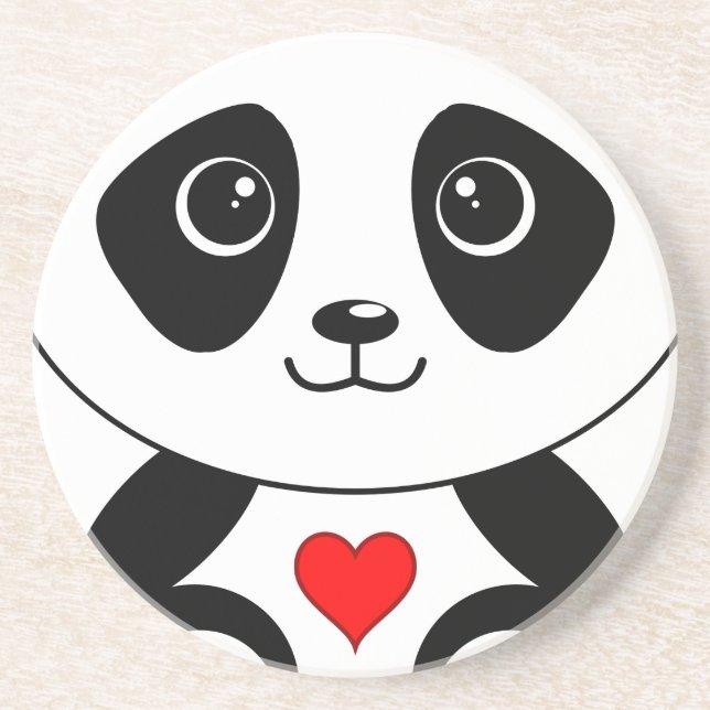 Loving Panda Coaster (Front)