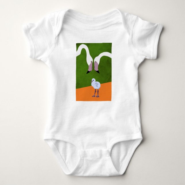 Loving parenting baby bodysuit (Front)