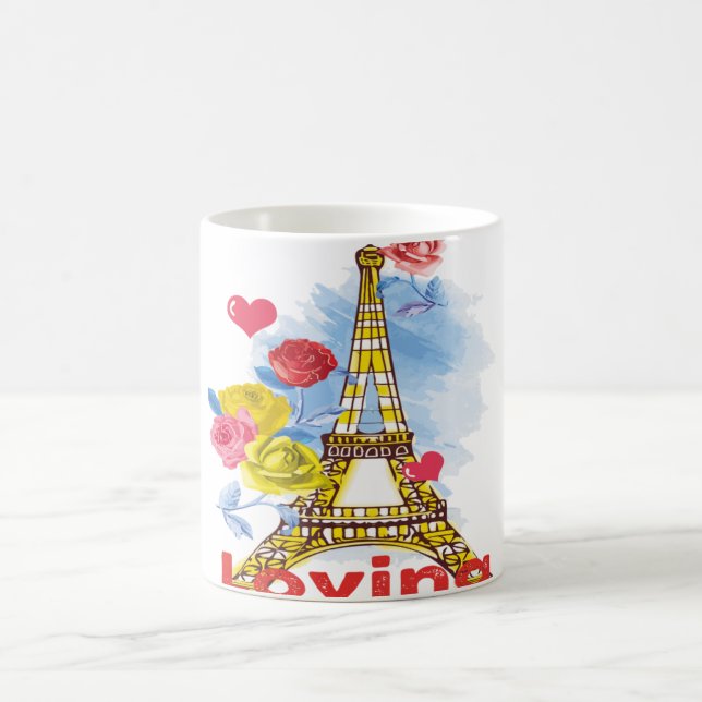 loving paris coffee mug (Center)