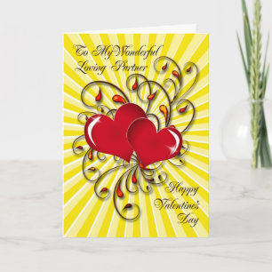 Loving partner Valentine's card