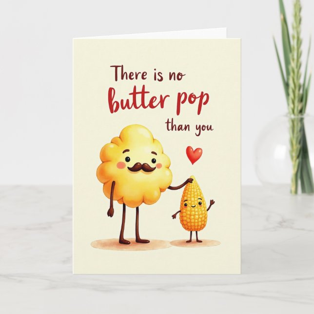 Loving Pop Illustration Card (Front)