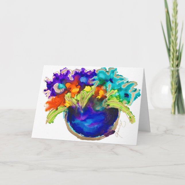 Loving Remembrance Blank Note Card (Front)