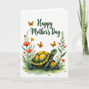 Loving Reptile Mothers Day Card