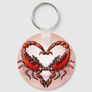 Loving Scorpions Key Ring