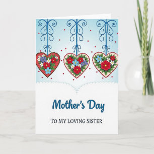 Loving Sister Mothers Day Card