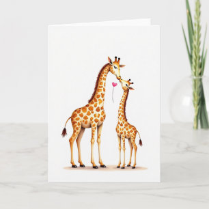 Loving Spotted Beasts Mothers Day Card