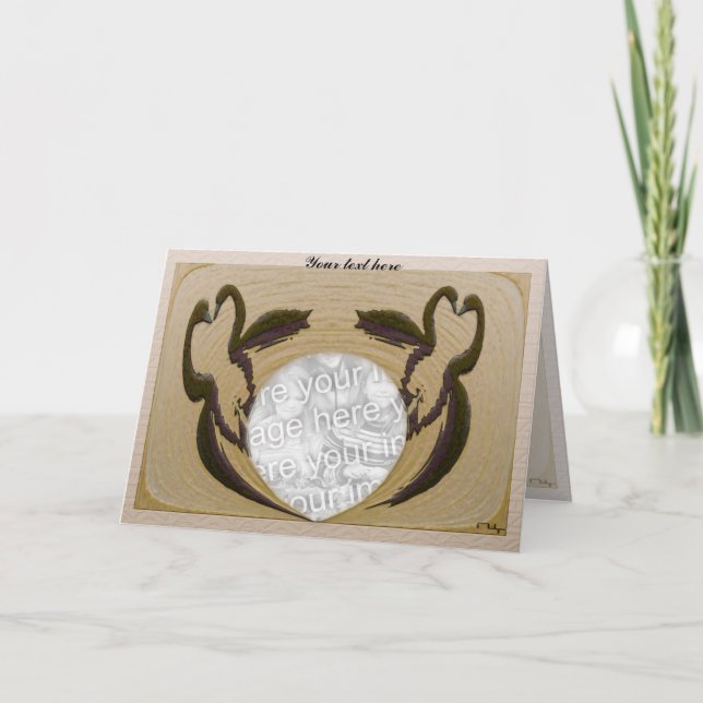 Loving swans card (Front)