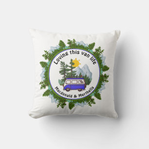 LOVING THIS VAN LIFE Personalized Camping Cushion