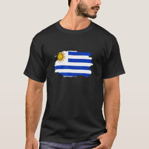 Loving Uruguay Flag Patriotic Uruguayan Sports Sup T-Shirt
