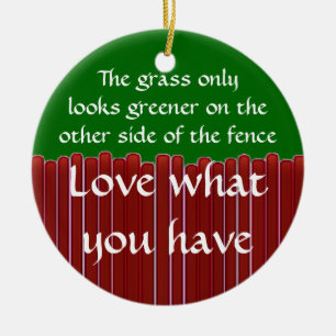 Loving What You Have Ceramic Tree Decoration