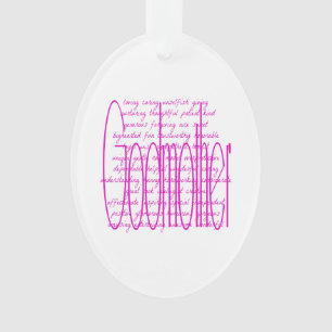 Loving Words for a Godmother Ornament