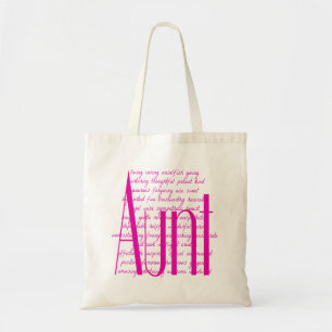 Loving Words for Aunt Tote Bag