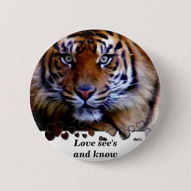 Loving You_ 6 Cm Round Badge (Front)