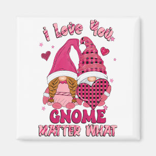 Loving You Gnome What Buffalo Plaid Valenti Magnet