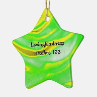 Lovingkindness Psalms Chapter 103 Ceramic Ornament