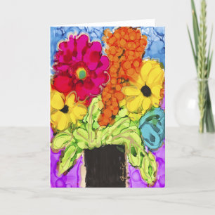 Lovitude Blank Card "Positive Vibes"