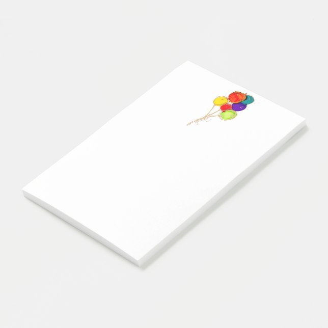 Lovitude Post It Notes Balloons (Angled)