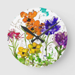 Lovitude wall clock "Peace Garden"