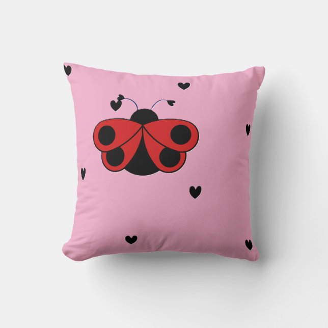 lovlee bug two-tone cushion (Front)