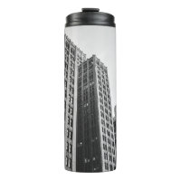 LOW ANGLE GRAYSCALE PHOTOGRAPHY OF HIGH-RISE BUILD