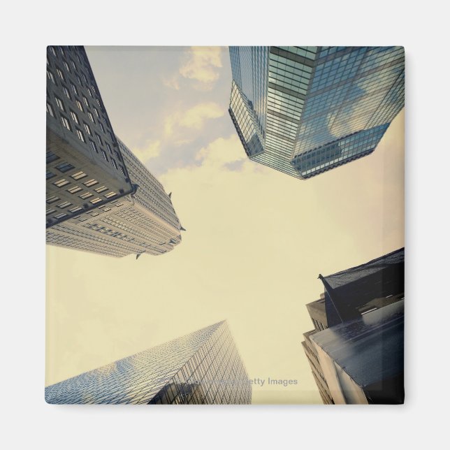 Low angle of the Chrysler Building Magnet (Front)