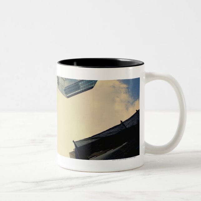 Low angle of the Chrysler Building Two-Tone Coffee Mug (Right)