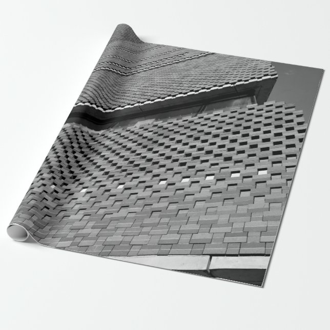 LOW ANGLE PHOTO OF ARCHITECTURAL BUILDING WRAPPING PAPER (Unrolled)