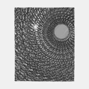 Low angle photo of dome building fleece blanket