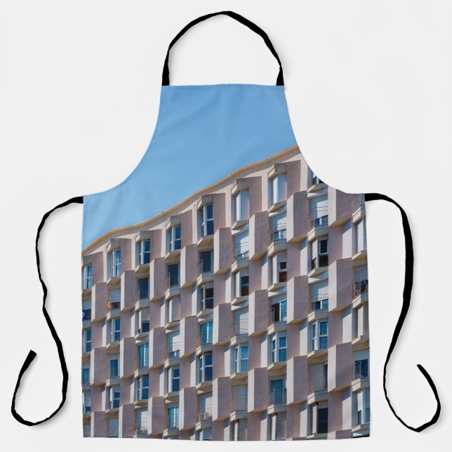 LOW ANGLE PHOTO OF GRAY CONCRETE BUILDING APRON (Front)