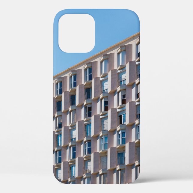 LOW ANGLE PHOTO OF GRAY CONCRETE BUILDING Case-Mate iPhone CASE (Back)