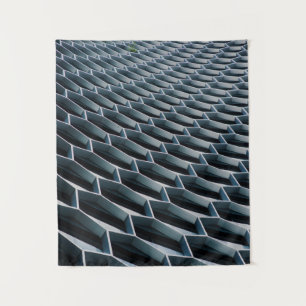 Low-angle photo of high-rise building tapestry