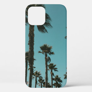 Low angle photo of trees in the morning iPhone 12 case