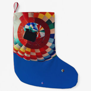 Low angle photography of balloons small christmas stocking