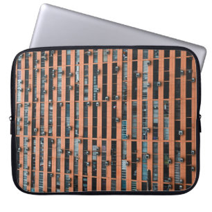 Low-angle photography of building laptop sleeve