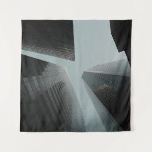 LOW ANGLE PHOTOGRAPHY OF BUILDINGS AT DAYTIME TAPESTRY
