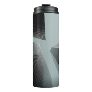 LOW ANGLE PHOTOGRAPHY OF BUILDINGS AT DAYTIME THERMAL TUMBLER
