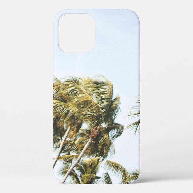 LOW-ANGLE PHOTOGRAPHY OF GREEN COCONUT TREES UNDER Case-Mate iPhone CASE (Back)