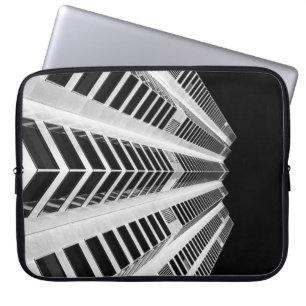 LOW ANGLE PHOTOGRAPHY OF HIGH RISE BUILDING LAPTOP SLEEVE