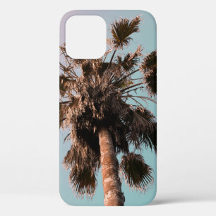 Low-angle photography of palm plant iPhone 12 case