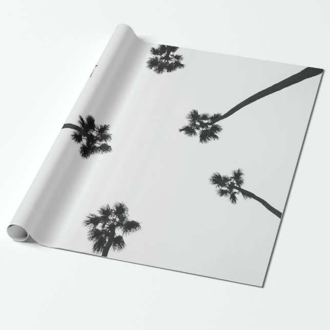 Low angle photography of six trees wrapping paper (Unrolled)