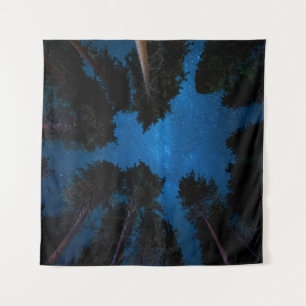 LOW ANGLE PHOTOGRAPHY OF TREES TAPESTRY
